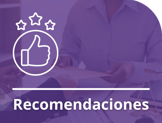 4 recomendaciones